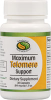 MEDICINAL NUTRACEUTICS: Maximum Telomere Support 30 CAPS